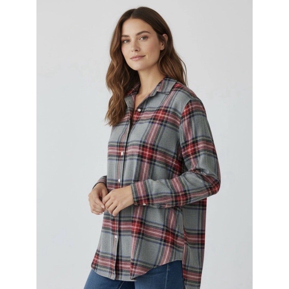 Grayson Frank & Eileen Grey The Hero Flannel Buttondown Shirt Sz  Small (2)